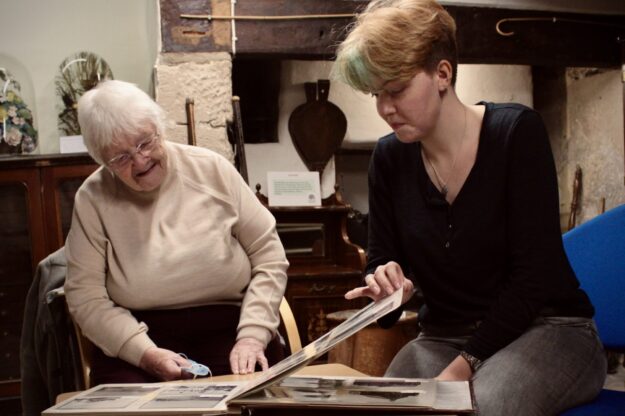 Volunteers working together in Portland Museum