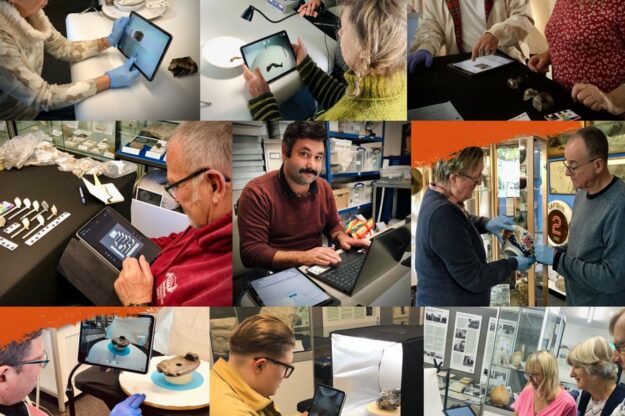 Portland Museum's Earl of Abergavenny project volunteers.