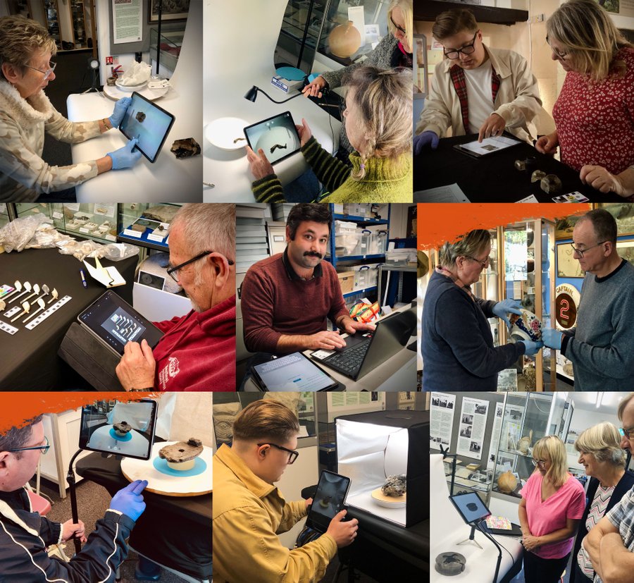 Portland Museum's Earl of Abergavenny project volunteers.